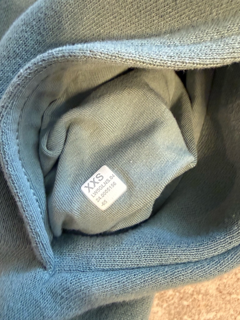 Lululemon Scuba Mid-Rise Oversized Jogger *Regular Crater Blue Women’s XXS NWOT - Picture 14 of 14